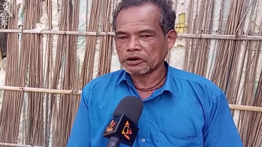 হিন্দুদের জমির ধান কেটে নিলো বিএনপি নেতা